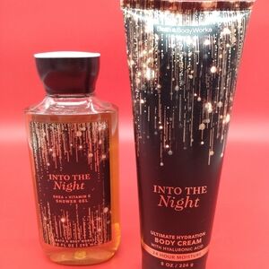 Body and body works into the night body cream & body wash brand new